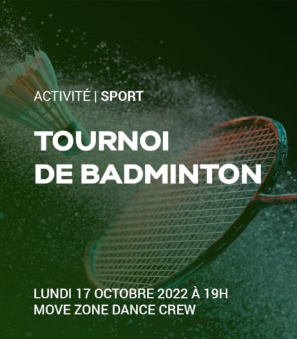 Tournoi de badminton